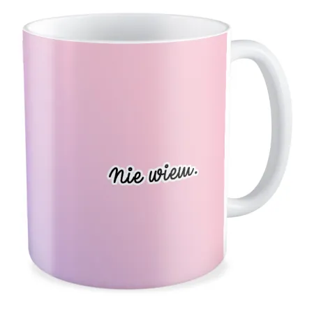 Kubek BEZ CENZURY Nie wiem